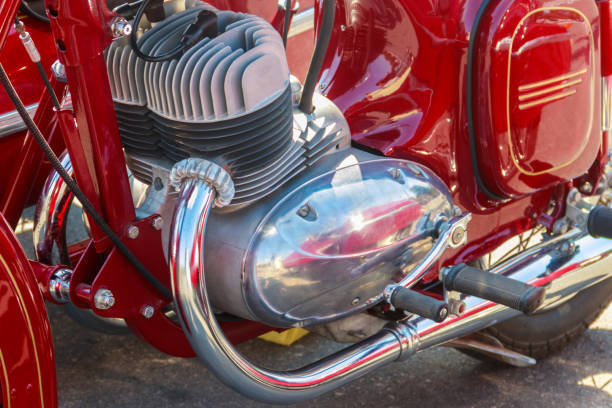 istock Close-up of the motorcycle engine block 1150976676