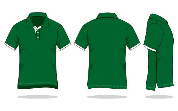 Vector illustration of Polo Shirt Vector for Template