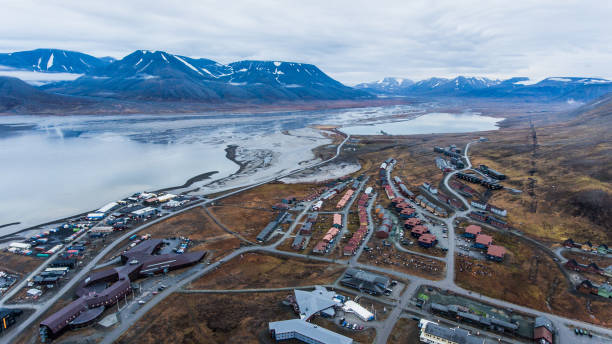 istock Svalbard longyearbyen Aerial photo 1150977619
