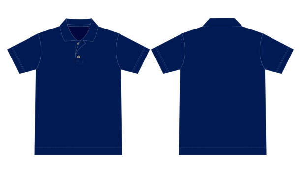 polo shirt vector dla szablonu - polo stock illustrations