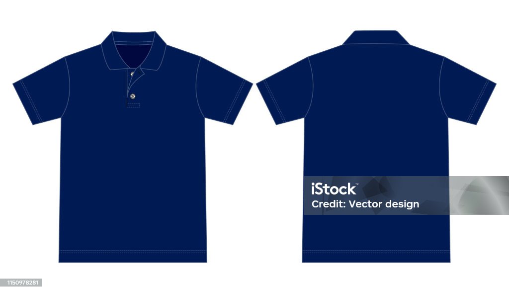 Polo Shirt Vector For Template Stock Illustration - Download Image Now ...