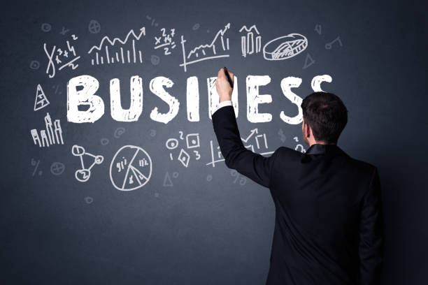 istock Businessman with business plan 1150987835
