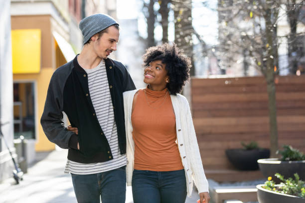 20-Something Hipster Couple in the City