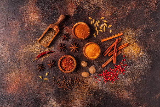 istock Spices ingredients for cooking. Spices concept. 1150989356