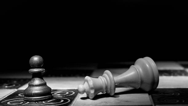 istock Chess photographed on a chessboard 1150989797