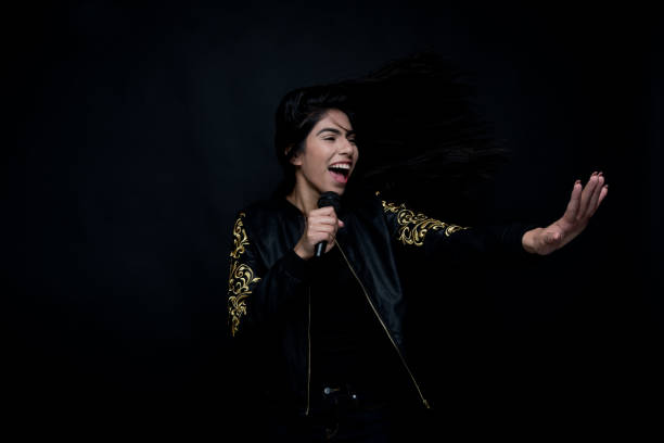 istock Amazing latino female musician 1151002000