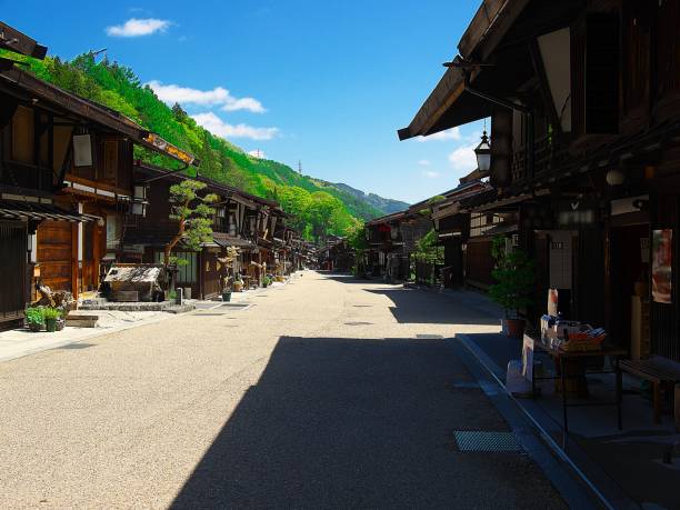 istock Japanese landscape670 Old town 1151006665