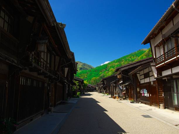 istock Japanese landscape671 Old town 1151007746