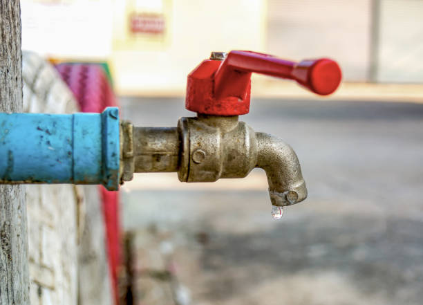 istock Faucet for watering H2o Water from faucet water valve 1151007836