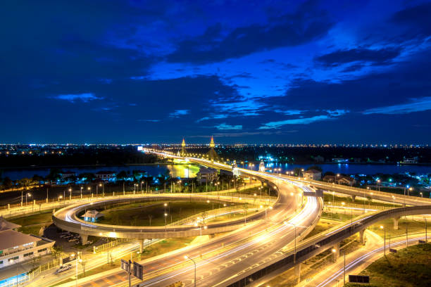 istock Nonthaburi bridge, Thailand with sunset ,Bangkok 1151007837
