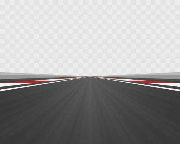 Track road to infinity, Road vector highway , Vector illustration, Transparent background. Track road to infinity, Road vector highway , Vector illustration, Transparent background. motor racing track stock illustrations