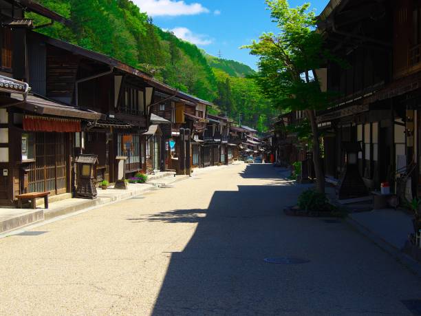istock Japanese landscape672 Old town 1151008047