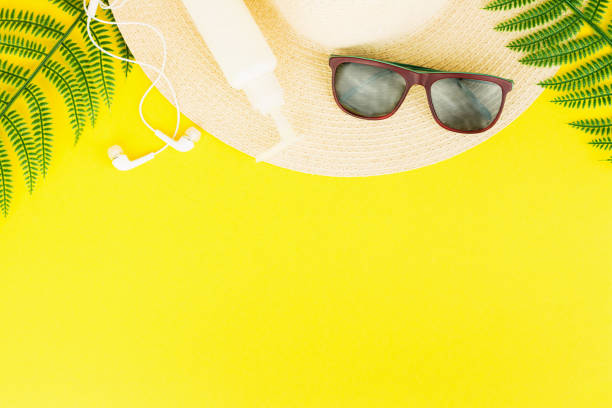 istock Summer, travel, vacation concept flat lay. 1151009532