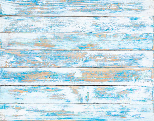 istock The old blue wood texture with natural patterns 1151013376