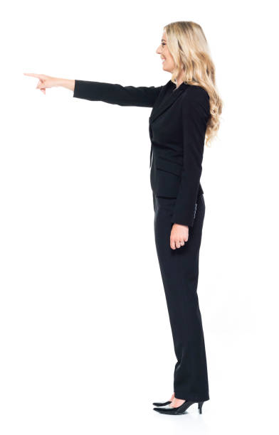 istock Attractive blond businesswoman - pointing 1151014736