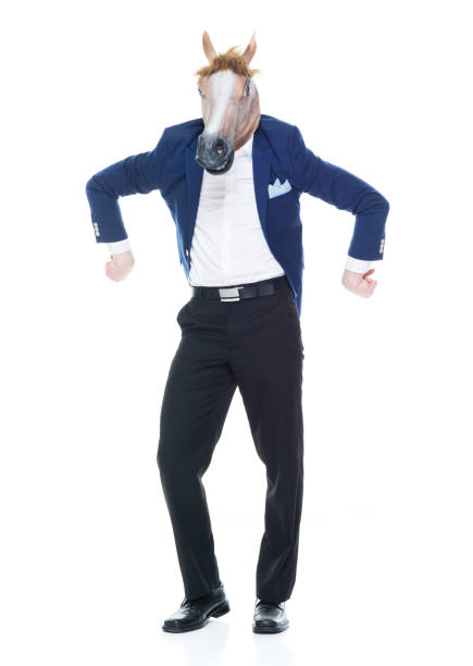 istock Funny man with horse head 1151014862