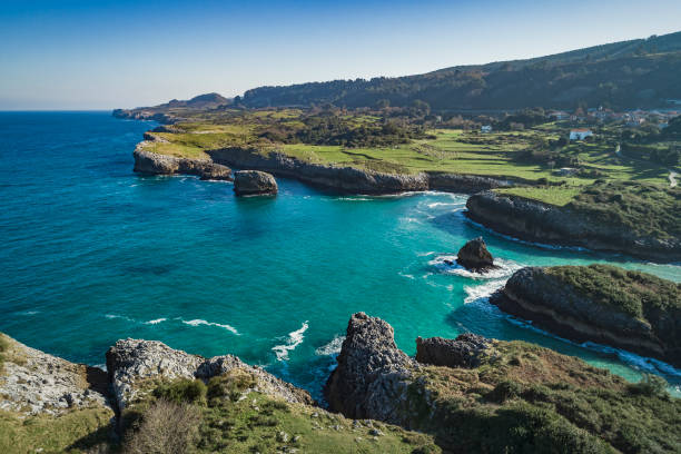 Buelna Cliffs in Asturias Spain