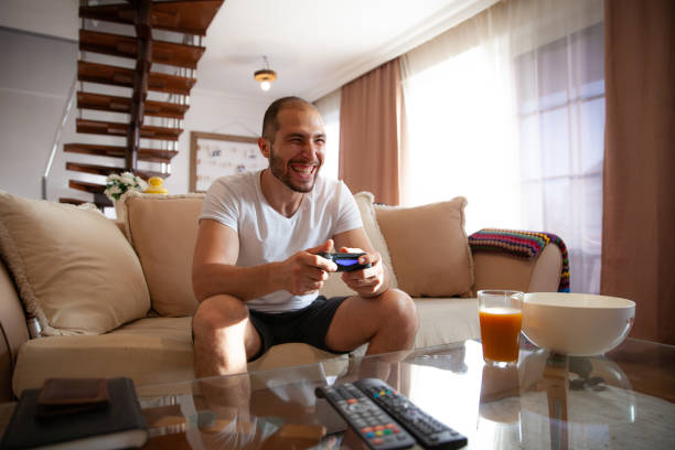istock Gamer man addicted to video games 1151020142