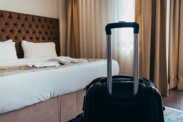 istock Luggage in the hotel room 1151024423