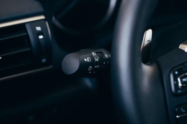 istock Car air conditioning. The air flow inside the car. 1151024441