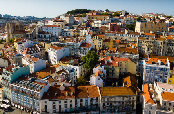 istock Historical centre of Lisbon with Cathedral 1151024891