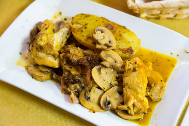 istock Chicken with Champignon and garlic 1151025101