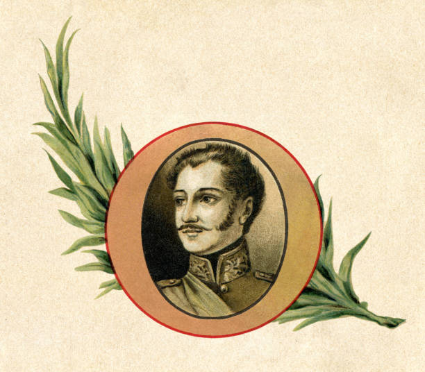 니콜라스 나는 러시아의 황제 초상화 - duke stock illustrations