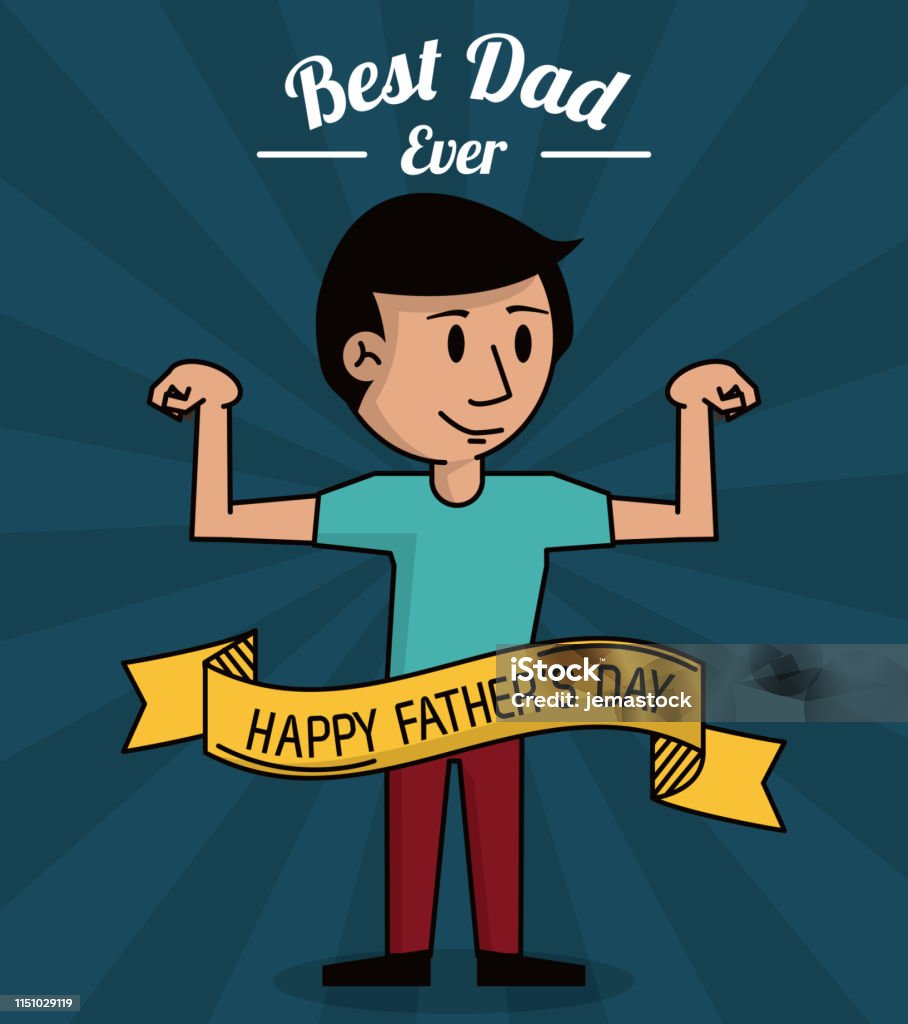 Ilustración de Padres El Mejor Padre De Todos Papá De Dibujos Animados Diseño Fuerte y más Vectores Libres de Derechos de Amor - iStock Ilustración de Padres El Mejor Padre De Todos Papá De Dibujos Animados Diseño Fuerte y más Vectores Libres de Derechos de Amor - iStock