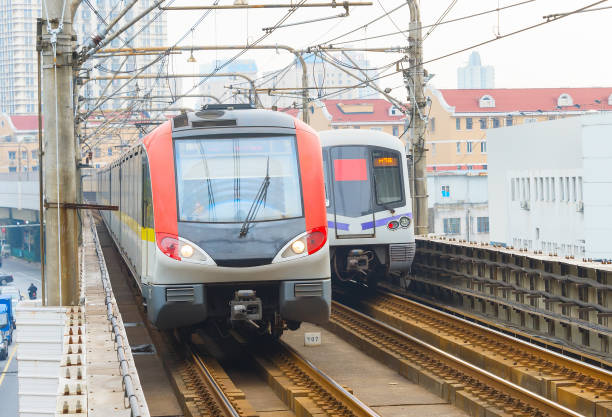 istock Shanghai metro trains  China underground 1151029783