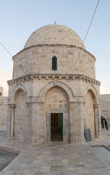 cappella dell'ascensione di gesù cristo - spirituality christianity jerusalem east foto e immagini stock