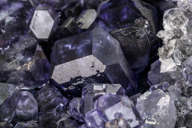 istock macro mineral fluorite stone on white background 1151045911
