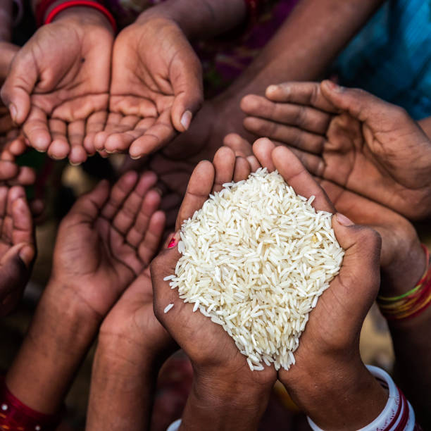 istock Hunger in Africa - hands asking for food 1151049582