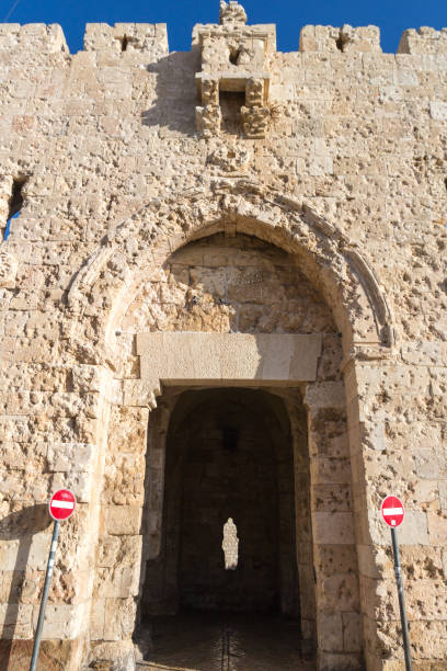 Porta di Sion - foto stock