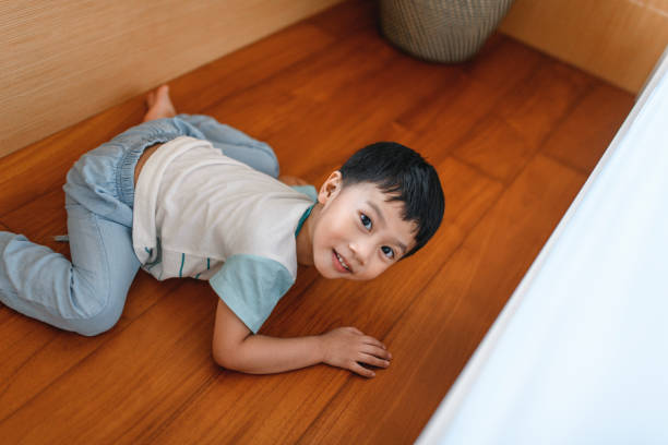 istock Taiwanese Boy Playing on the Floor 1151053806