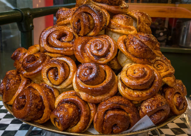 istock Freshly Baked Traditional Sweet Cinnamon Rolls 1151067535