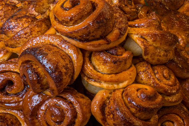 istock Freshly Baked Traditional Sweet Cinnamon Rolls 1151067550