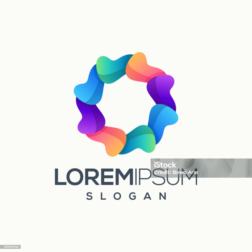 Abstract Logo Using Circle Awesome Abstract Circle Logo Design Vector Illustration Ready To Use ...