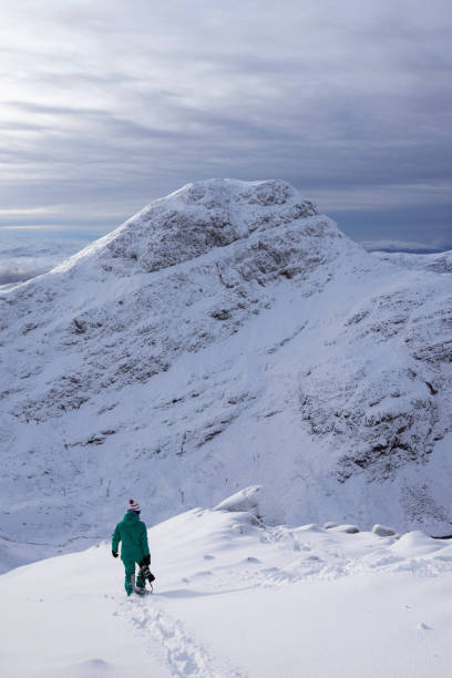 istock Trekking on a snowy mountain 1151082500