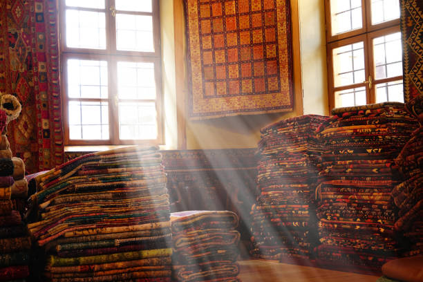 istock handmade carpet and rug store interior 1151094980