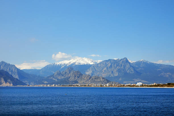 istock high mountains over clear sky in Antalya city 1151095034