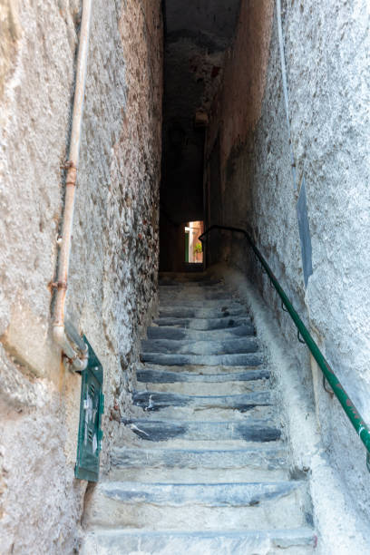 istock Narrow city passage between the houses 1151096527