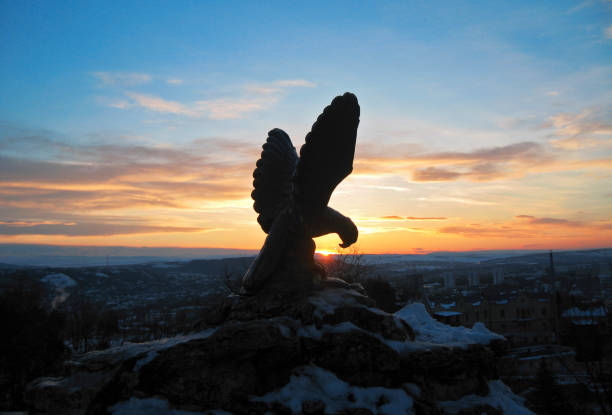 The Eagle. Pyatigorsk Emblem. Northern Caucasus landmarks