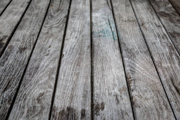 istock Vintage old wood plank texture use for 1151099859