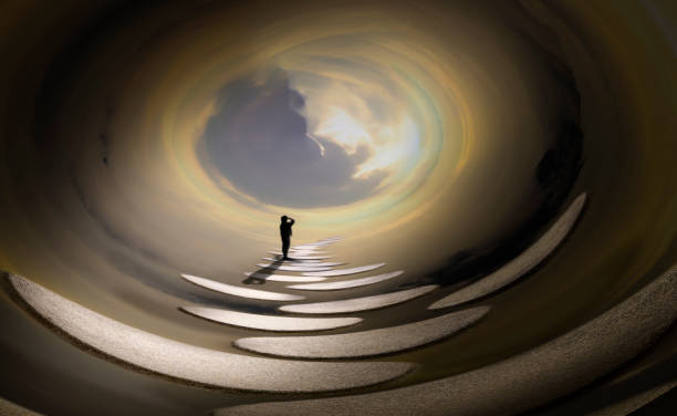istock Road on clouds : starting business concept, success concept 1151100008