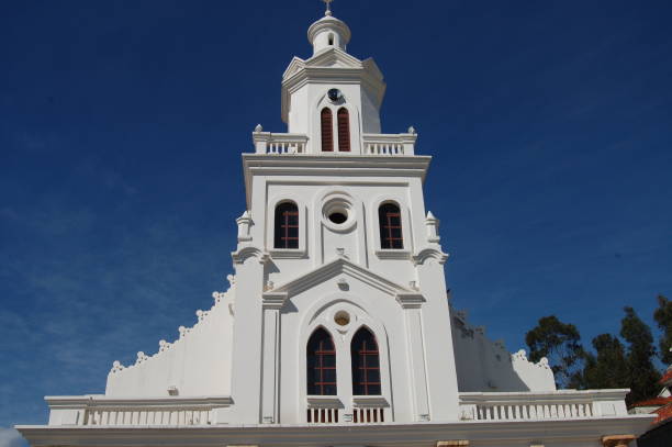 istock Church bell tower in Cuenca, Ecuador 1151100168