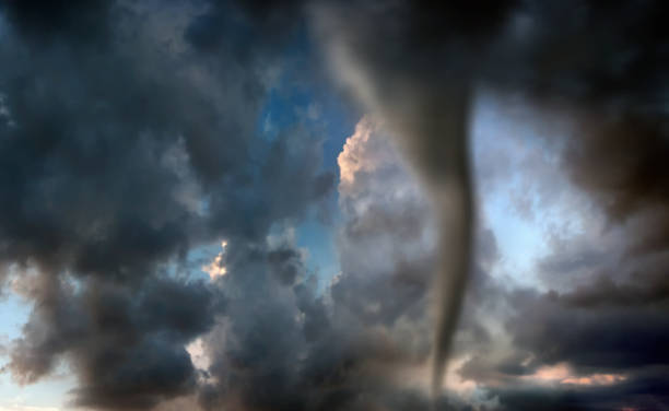 istock Conceptual image of storm and tornado 1151100936