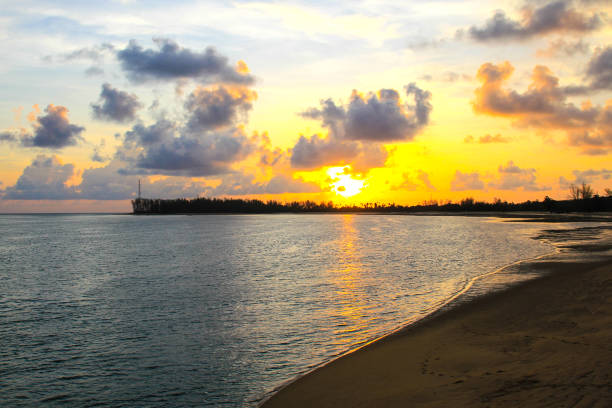 istock Sunset Sky on tropical beach in Phuket ,Thailand. 1151101834