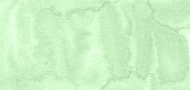 istock Light green watercolor frame with torn strokes and stripes. Abstract background for design, layouts and patterns. 1151114582