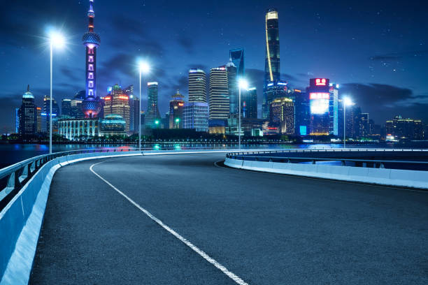 istock High speed corner overpass asphalt road 1151124819
