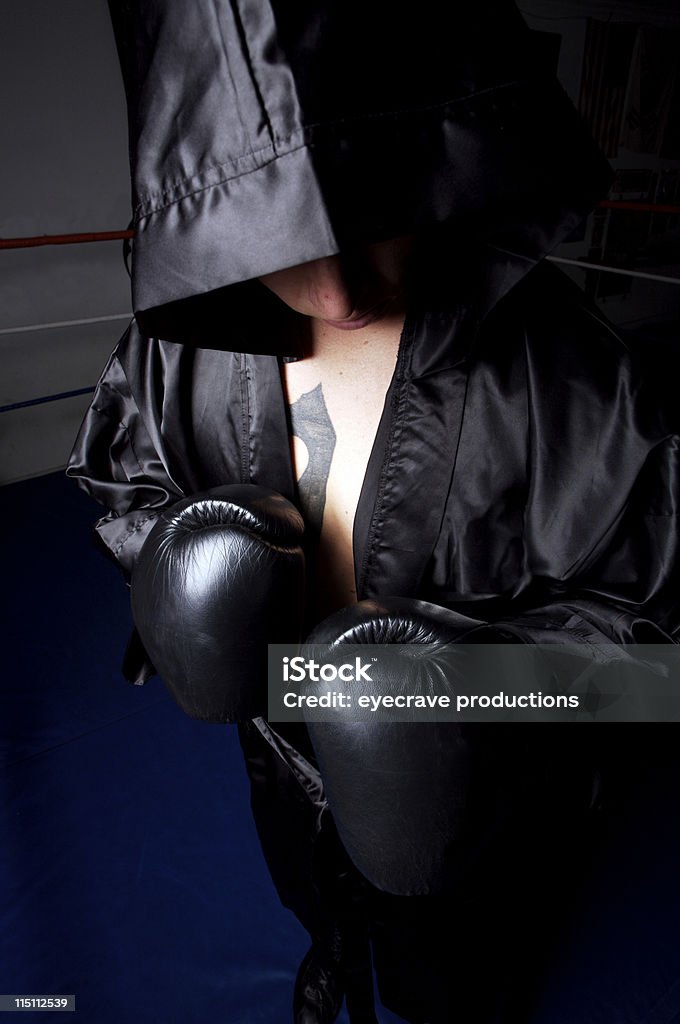 Boxeador retrato - Foto de stock de Oscuro libre de derechos